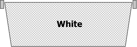Mesh-kori valkoinen